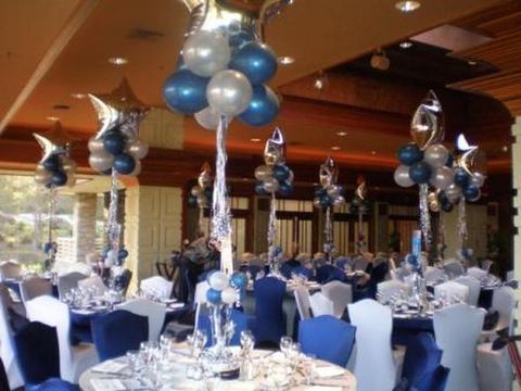 Blue Ballons Decoration rental