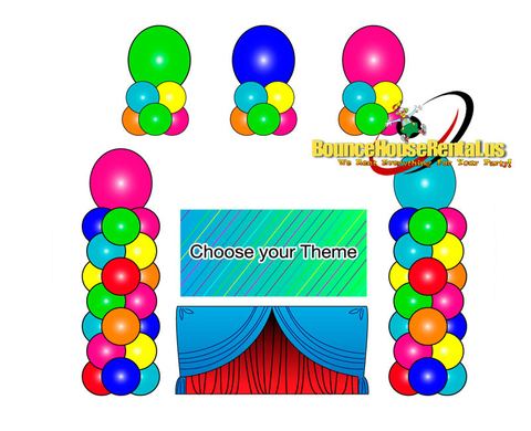 Cake table decorated package rental