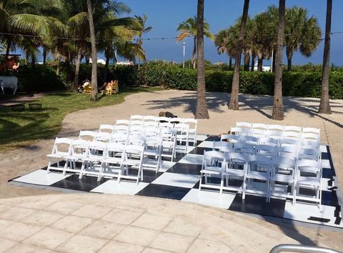 Chekered Dance Floor Rentals rental