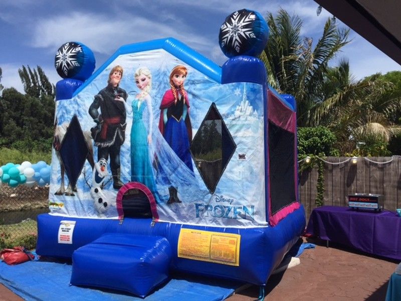 Disney Frozen Bounce House rental in Miami, Broward and Palm Beach