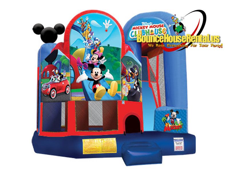 Disney Mickey Mouse Combo Bounce House rental in Miami, Broward and Palm Beach