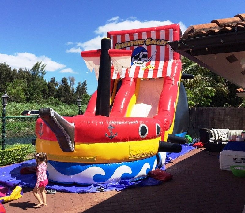 Galley Inflatable Dry Slide rental in Miami, Broward and Palm Beach