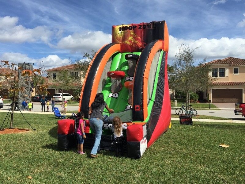 Inflatable Basketball Game rental in Miami, Broward and Palm Beach