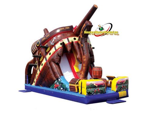 Inflatable Pirate Double Slide rental