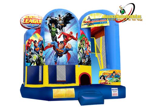 Justice League Combo Bounce House rental