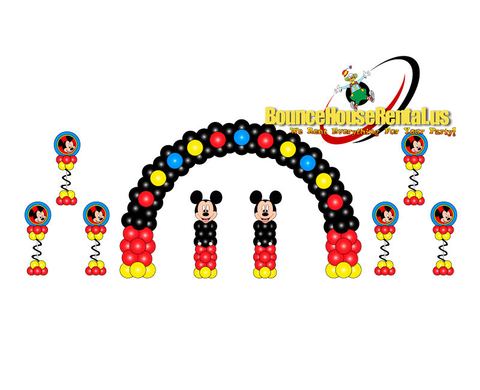 Mickey Balloon decoration package rental