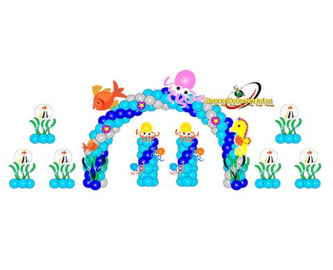 Ocean Balloons Decoration rental