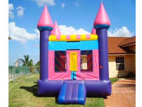 Pink Castle Bounce House rental