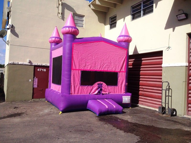 Pink Module Bounce House rental in Miami, Broward and Palm Beach