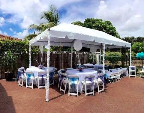 Tent Pole Covers rental