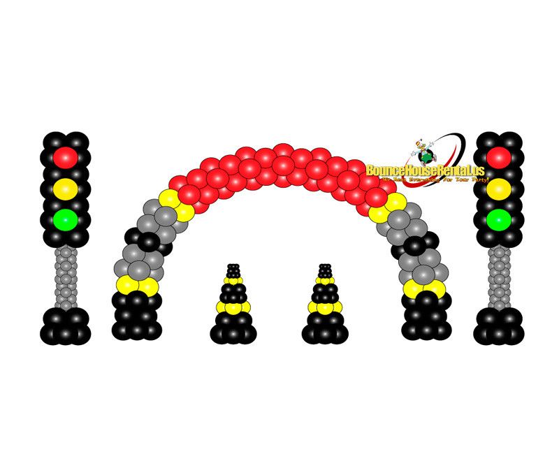 Traffic Light Balloons Decorations rental in Miami, Broward and Palm Beach
