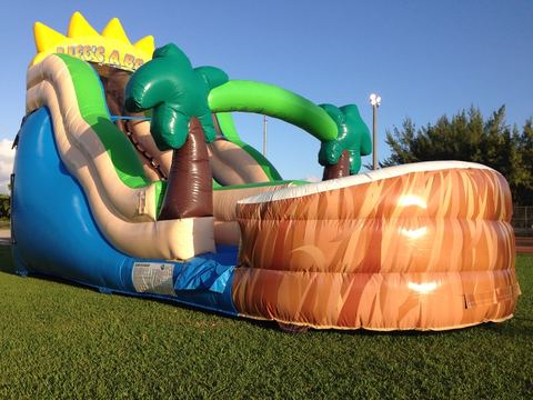Tropical Inflatable Slide rental