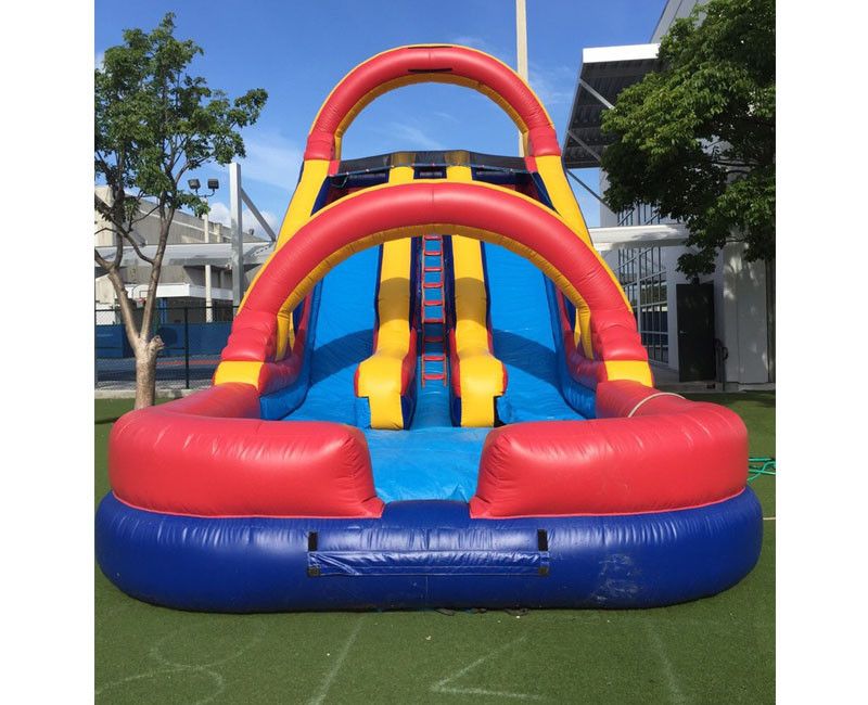 Twin Tower Double Water Slide rental in Miami, Broward and Palm Beach