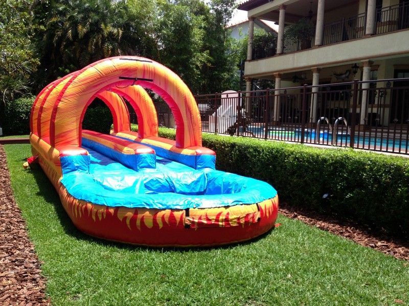 Vulcano Slip-n-Slide rental in Miami, Broward and Palm Beach