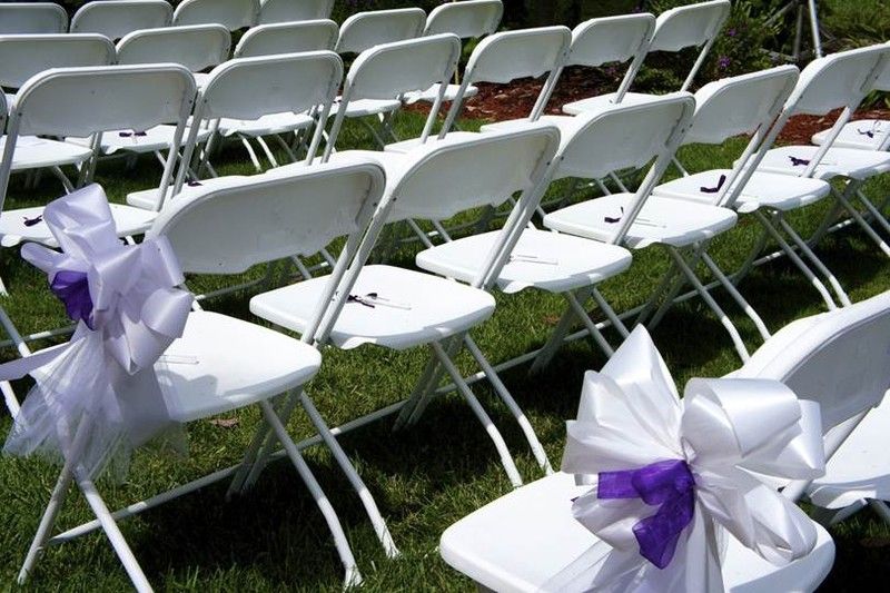 White Folding Chair rental in Miami, Broward and Palm Beach